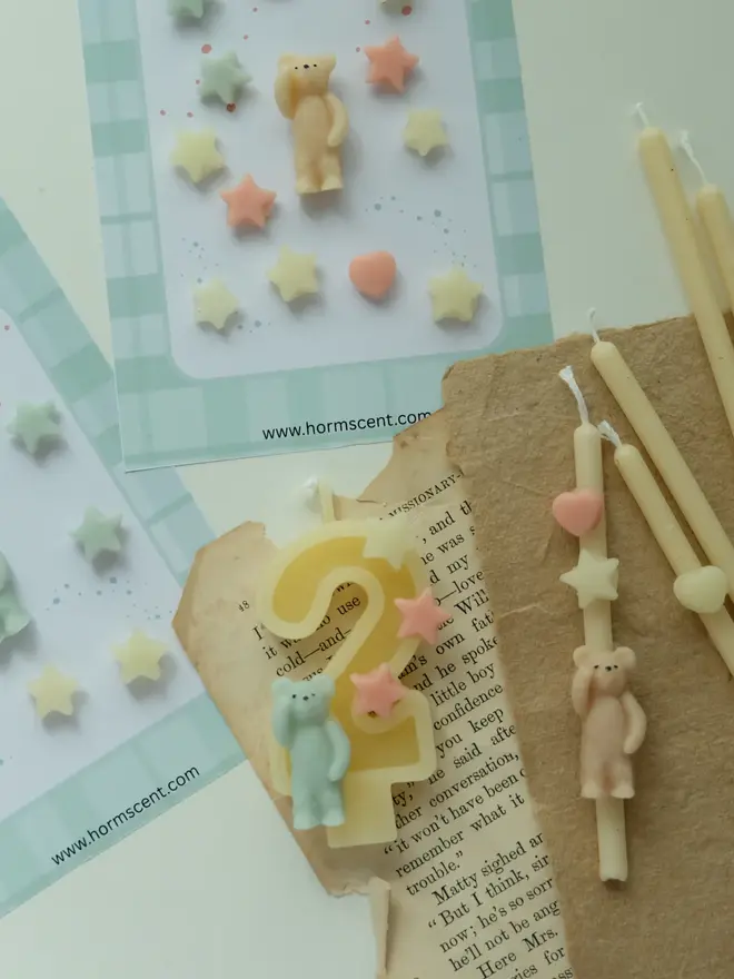 Waxie Charms Candle Decorations Set