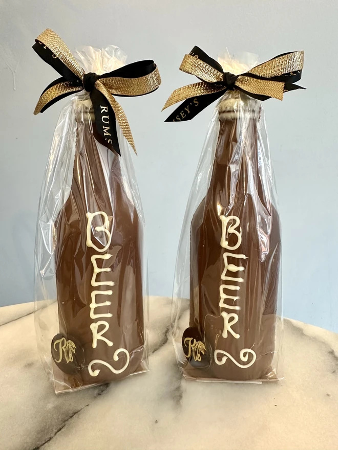 Beer Bottle Chocolate Personalised 