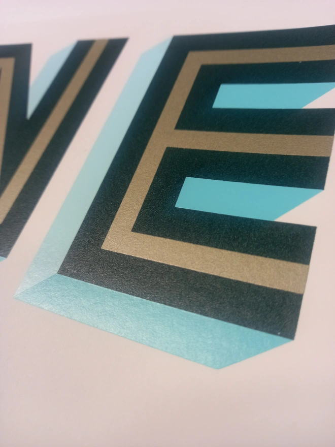 'I Wish You Were Here' Offline Square Screenprint