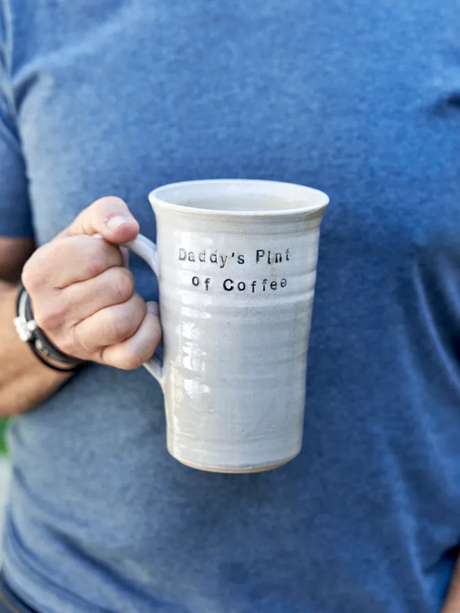'Daddy;s pint of coffee' Ceramic Mug 