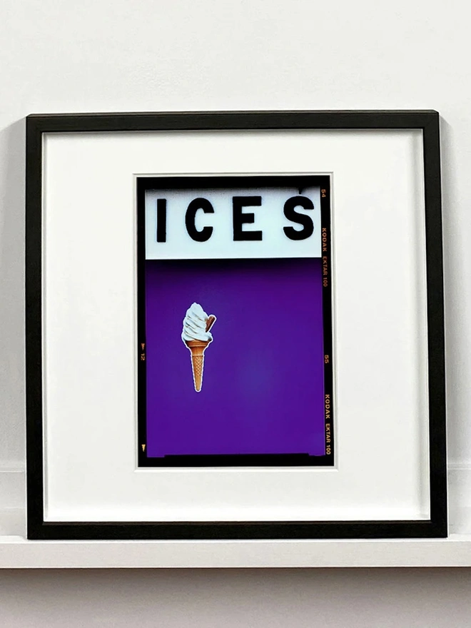 'ICES', Purple, Bexhill on Sea, Colourful Artwork