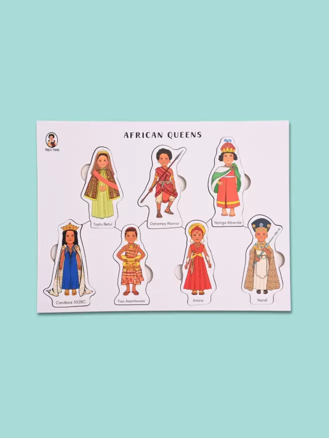 African Queens Lift & Fit Puzzles by Philly & Friends