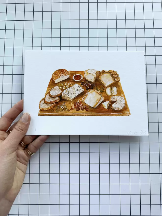 Cheeseboard painting