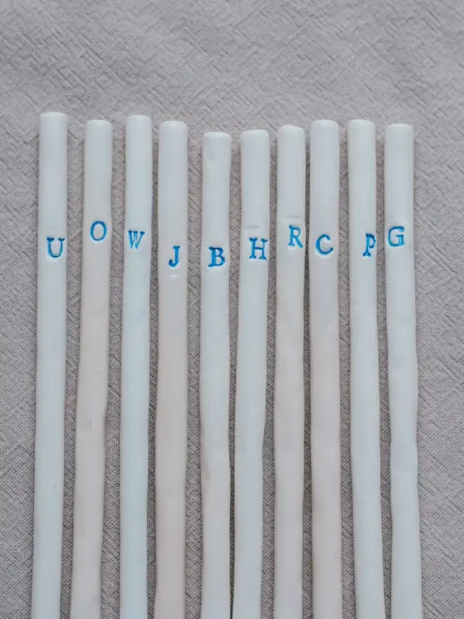 Monogram Drinking Straws