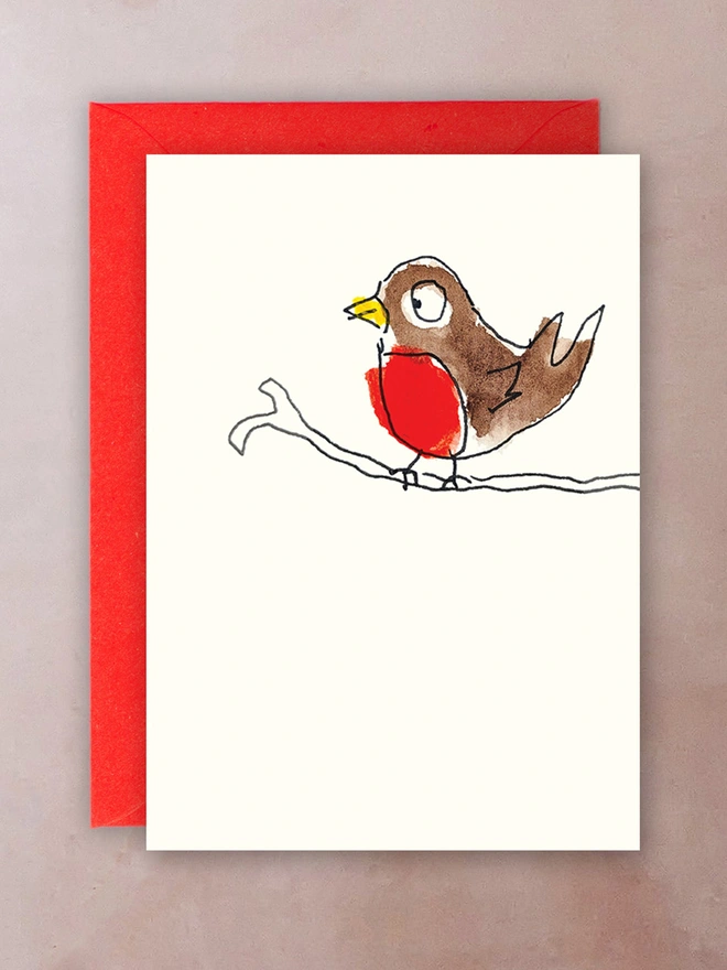 Robin Christmas Card