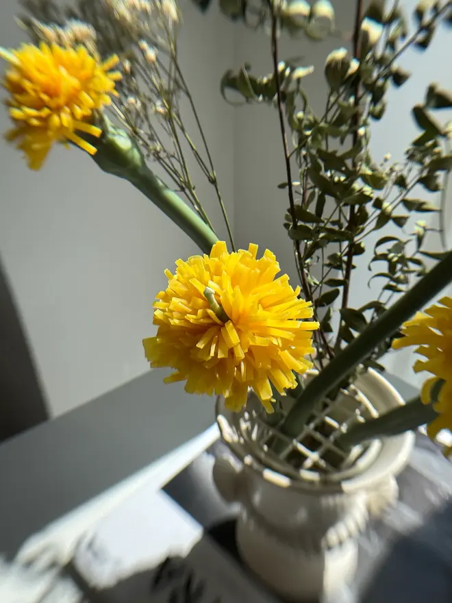 Handcrafted Dandelion Candle