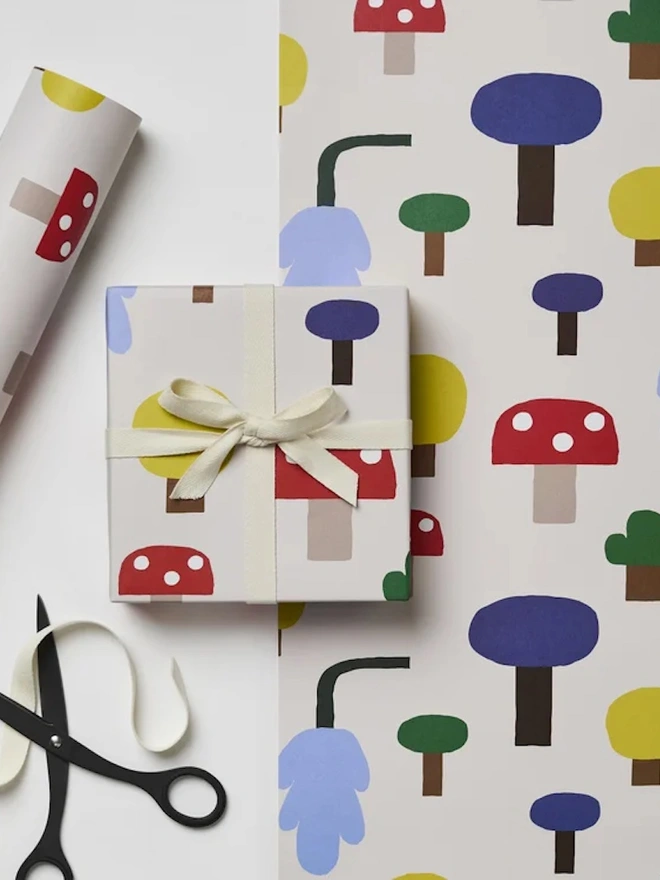 Ayesha Pearce Enchanted Mushroom Gift Wrapping Paper