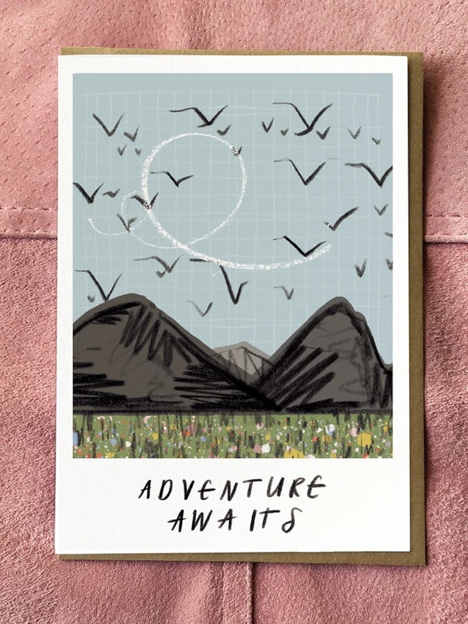 'Adventure Awaits' Card