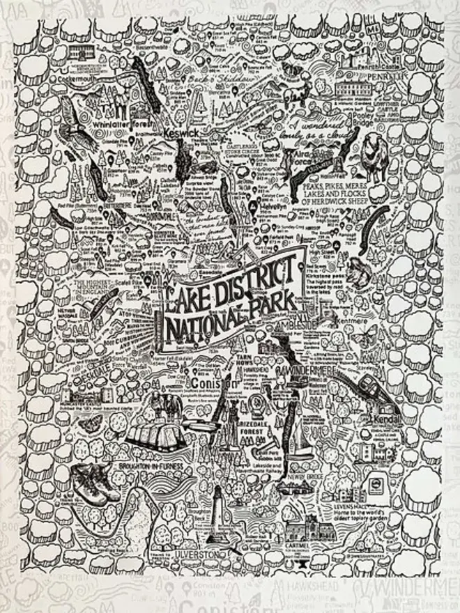 The Lake District Jigsaw Puzzle - 1000 Pieces Whole Design