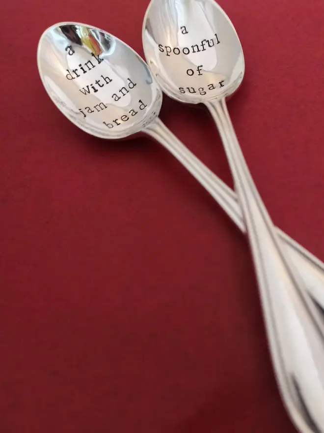 Sound Of Music Vintage Silver Teaspoon