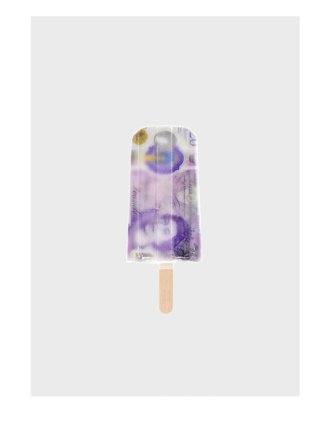 New Twenty Pound Note Ice Lolly Giclée Print