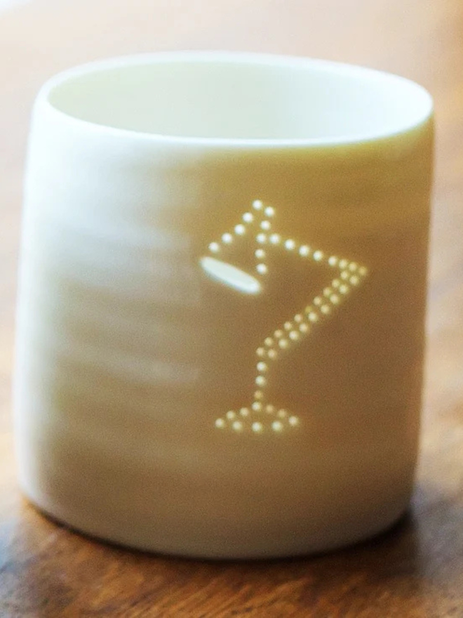 desk lamp spotlight mini porcelain tealight holder