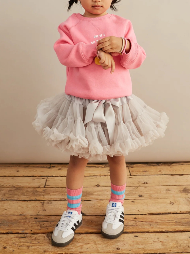 one of a kind pink sweatshirt