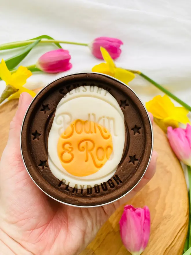 creme egg Easter play dough