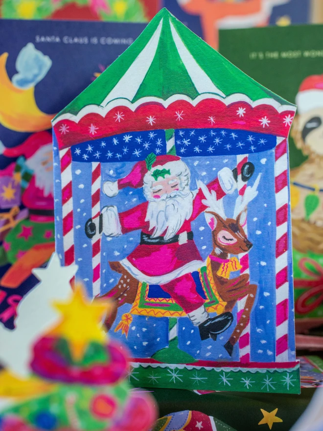 santa christmas card