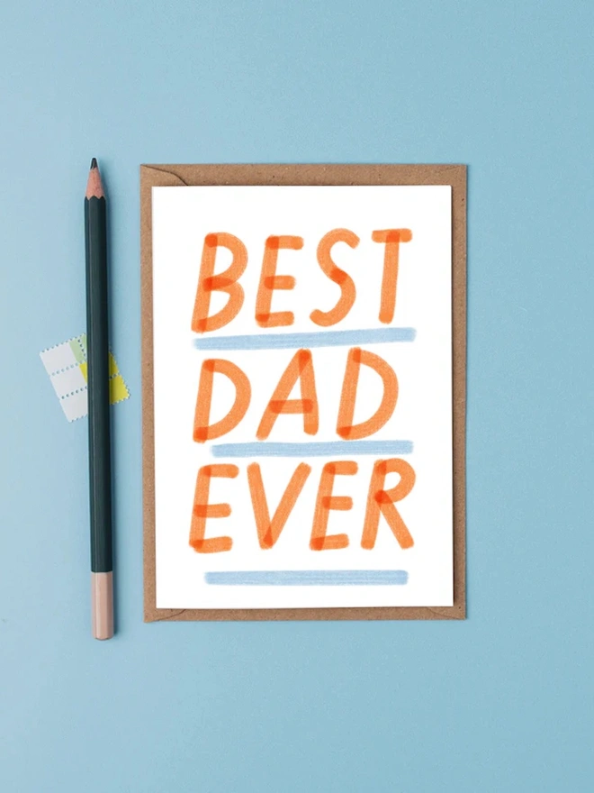'Best Dad Ever' Greeting Card
