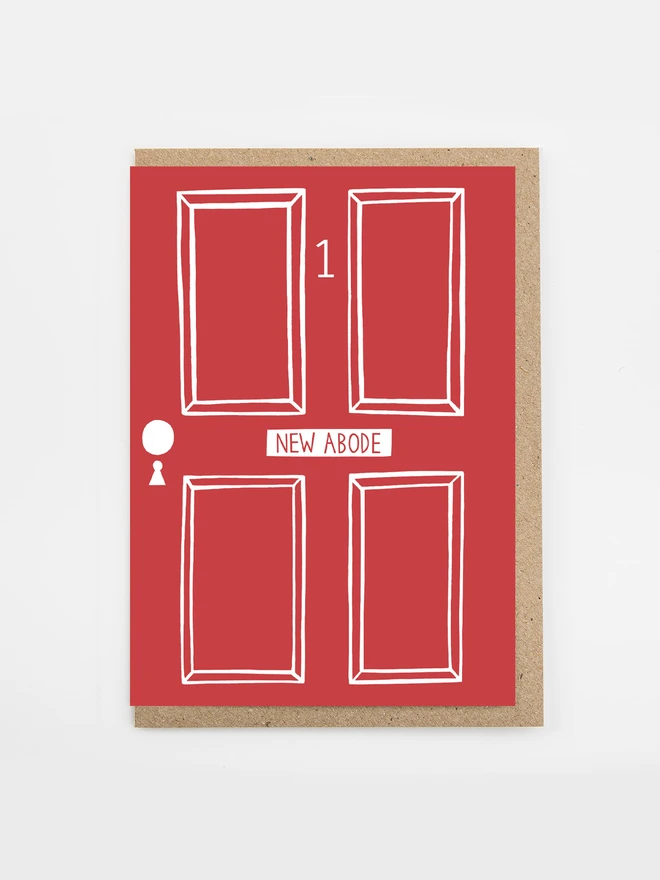 red door new home card