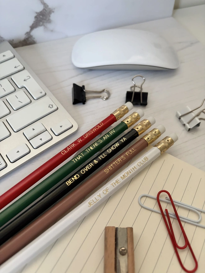 National Lampoon's Christmas Vacation HB Pencils (Set of 5 HB Pencils)