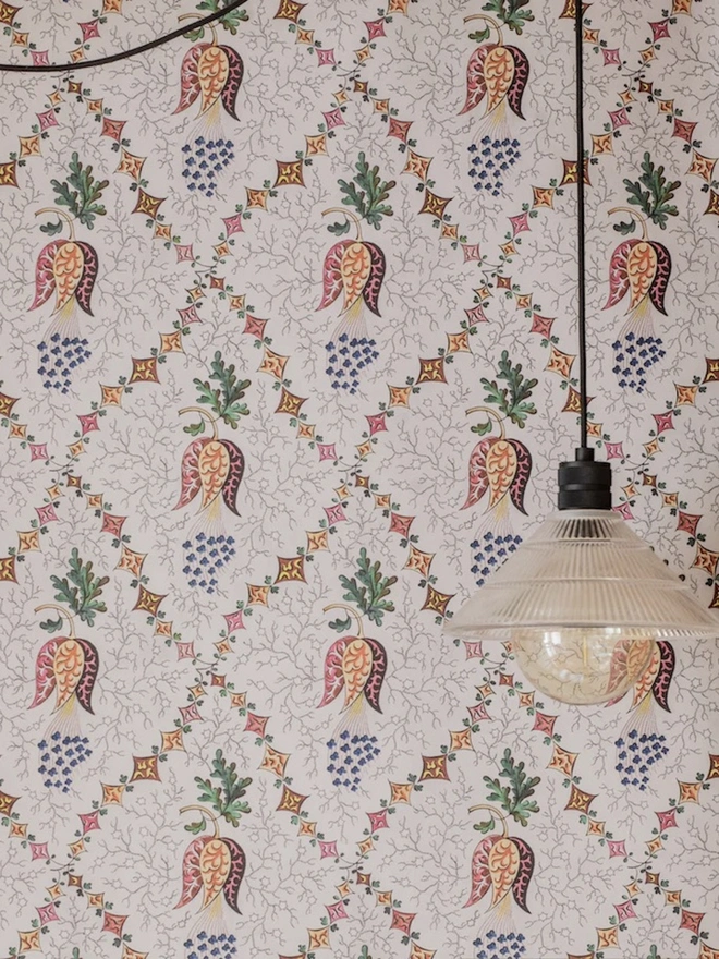 Harlequin In Folk Wallpaper