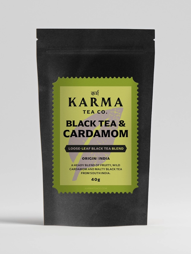 black tea cardamom