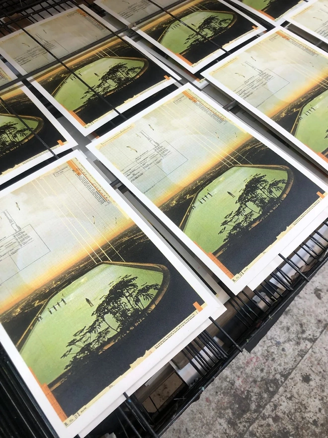 Skating at Sunset Mini Edition Screenprint