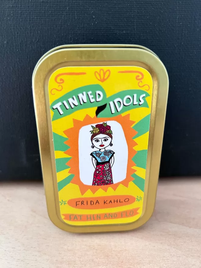 Tinned Idol - Mini Keepsake Doll - Frida Kahlo