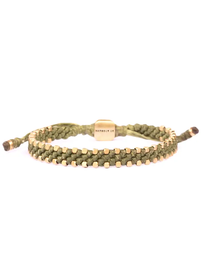 green rope bracelet for women