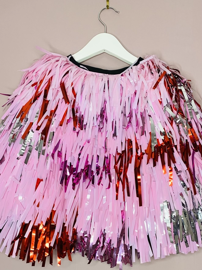 pink cape tinsel cape kids clothing kids cape sparkle  tinsel festival clothing festival adult cape wedding cape party wear  party clothing party