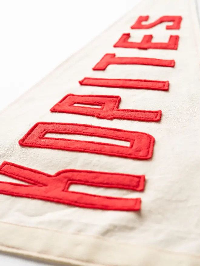Liverpool 'Kopites' Vintage Football Pennant Flag 