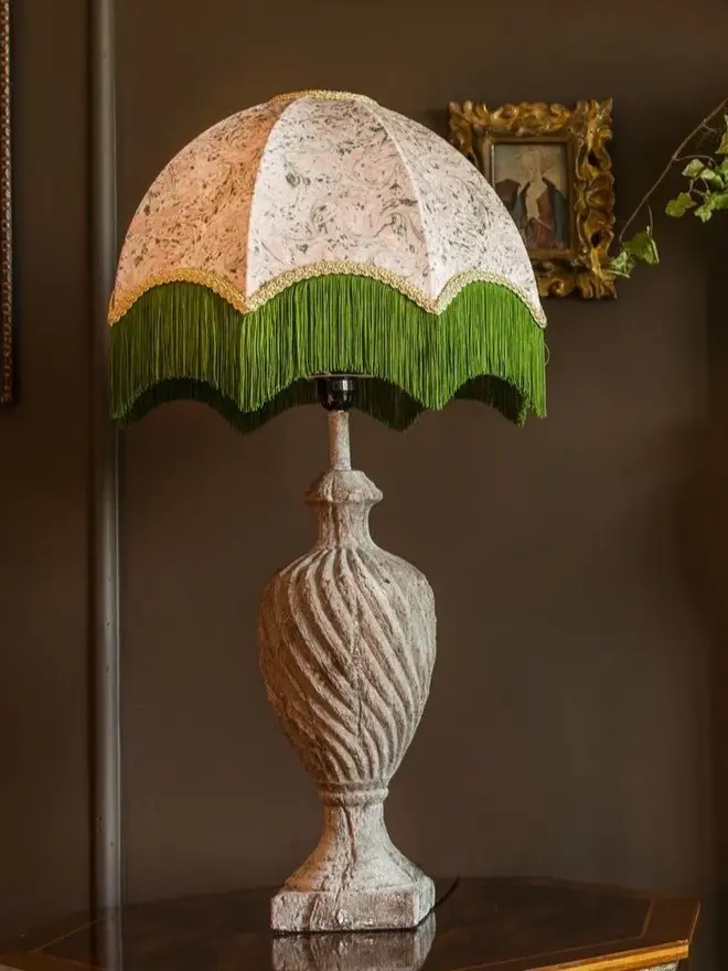 The Lucile Fringed Lampshade