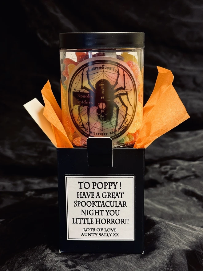 Halloween Spiders Candyhouse Gift Wrapped
