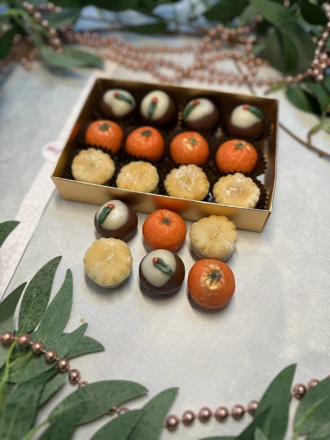 Marzipan Christmas Assortment Box