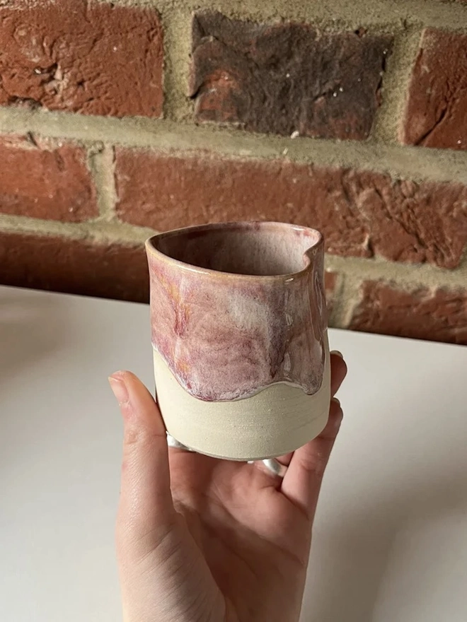 Coloured Heart Espresso Cup