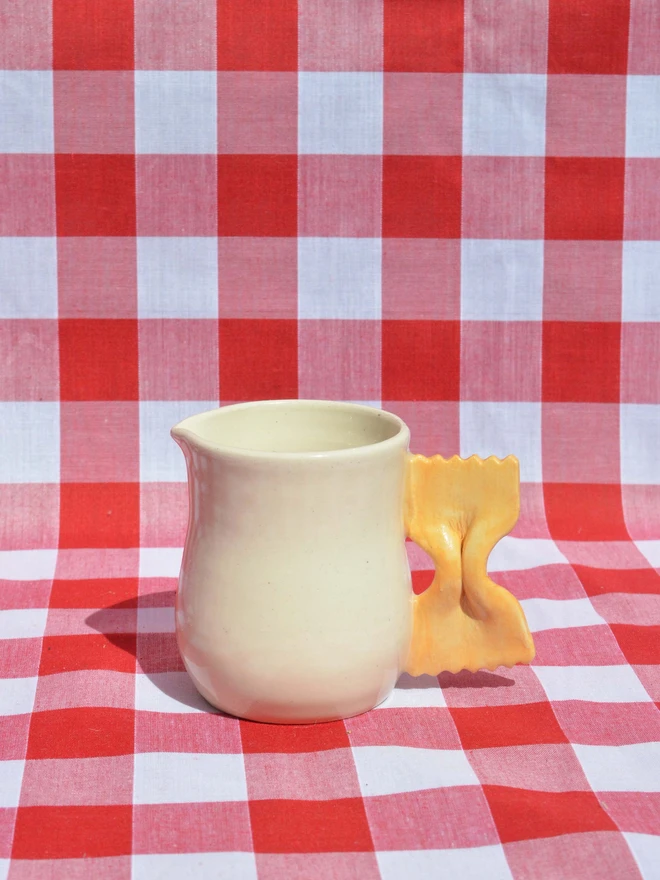 Farfalle pasta milk jug - hourglass