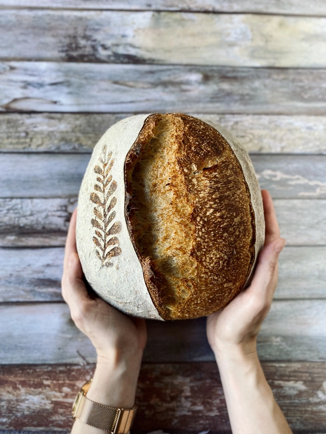 Bread art stencils - botanical