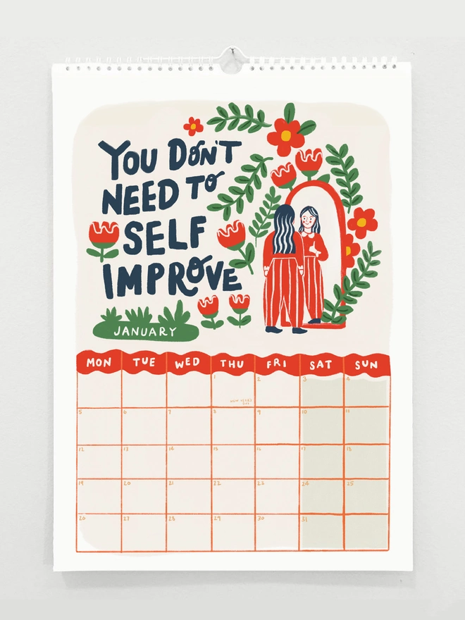 2026 Wellness calendar