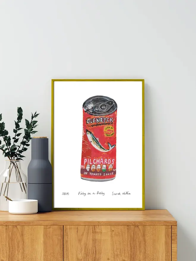 Fishy On A Dishy Fine Art Print