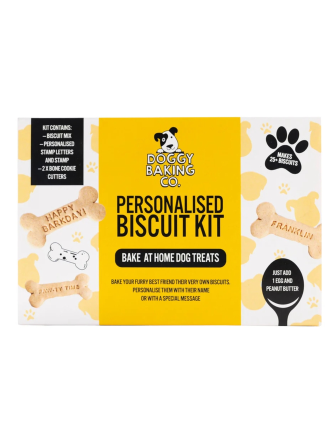 Personalised Dog Biscuit Baking Kit