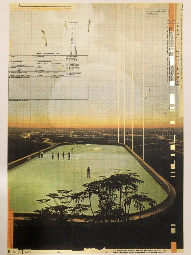 Skating at Sunset Mini Edition Screenprint
