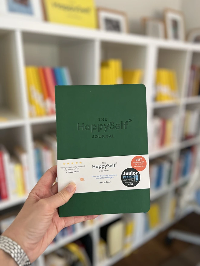 HappySelf Journal Teen Limited Edition Forest Green