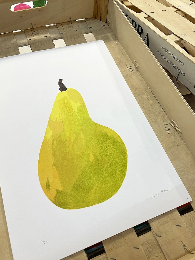 Pear Screenprint