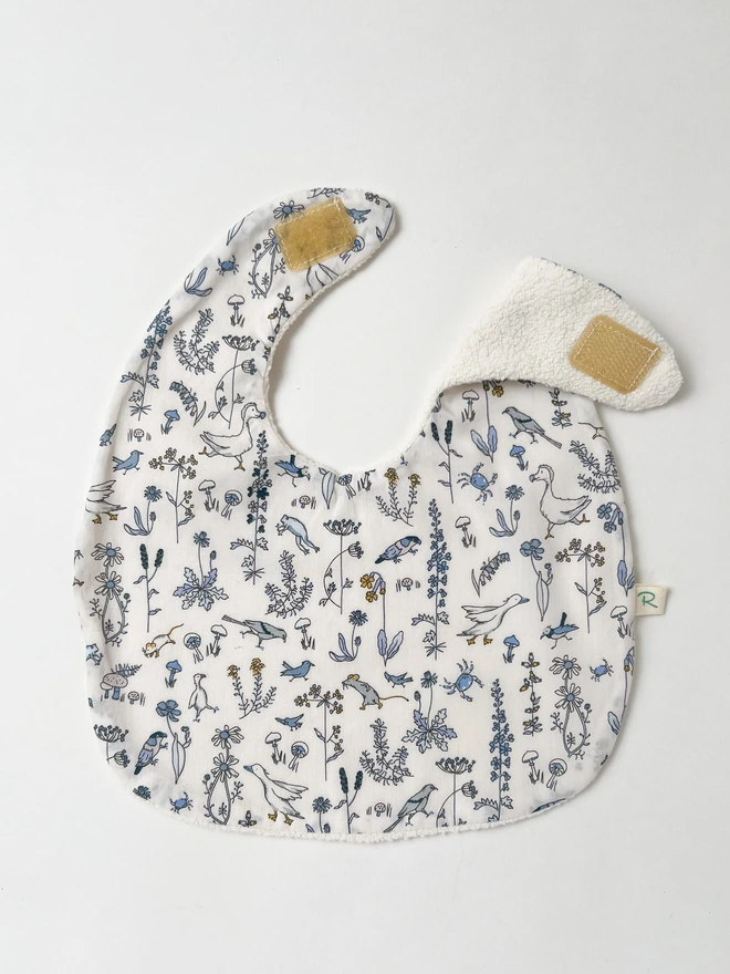 Liberty Theo Field Mouse Baby Bib
