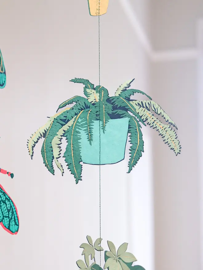 houseplant vertical hanging garland decoration