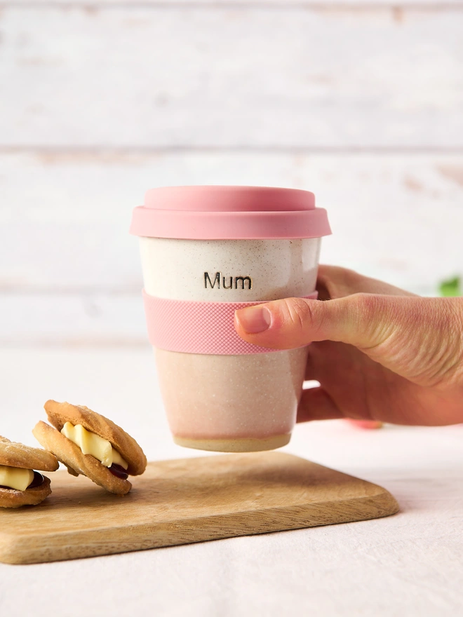 mum ceramic travel mug