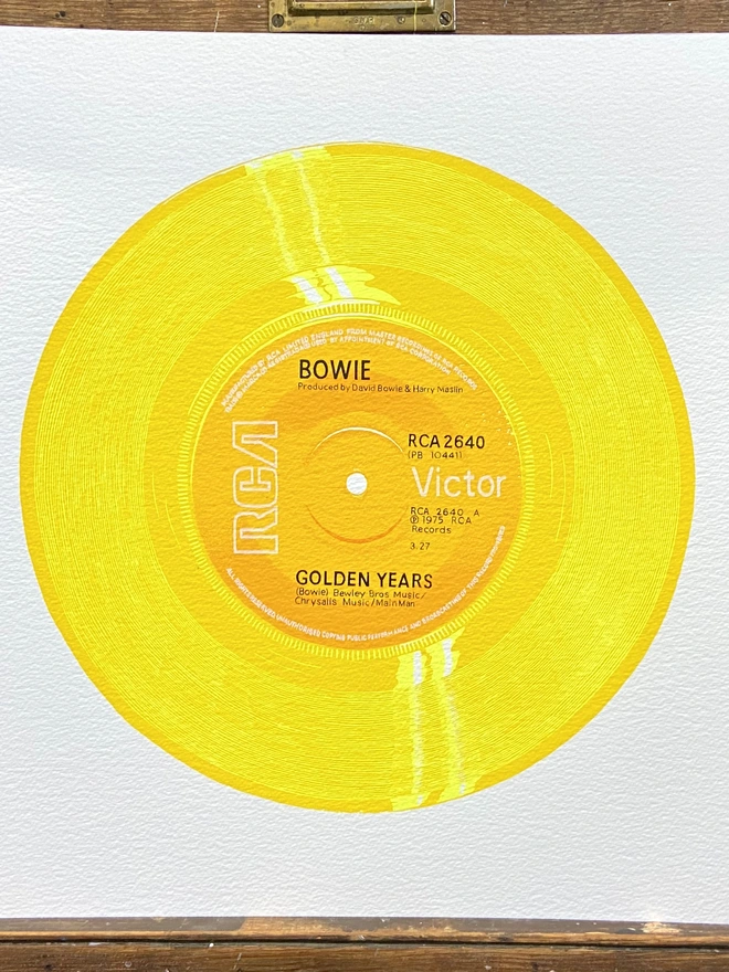 bowie golden years screenprint