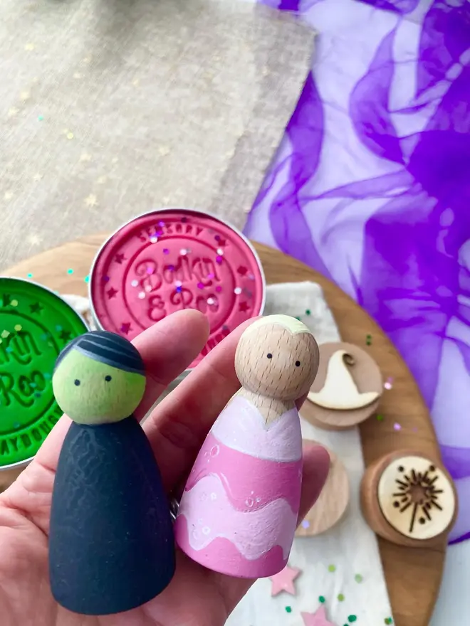 Good Witch And Green Witch Playdough Kit 
