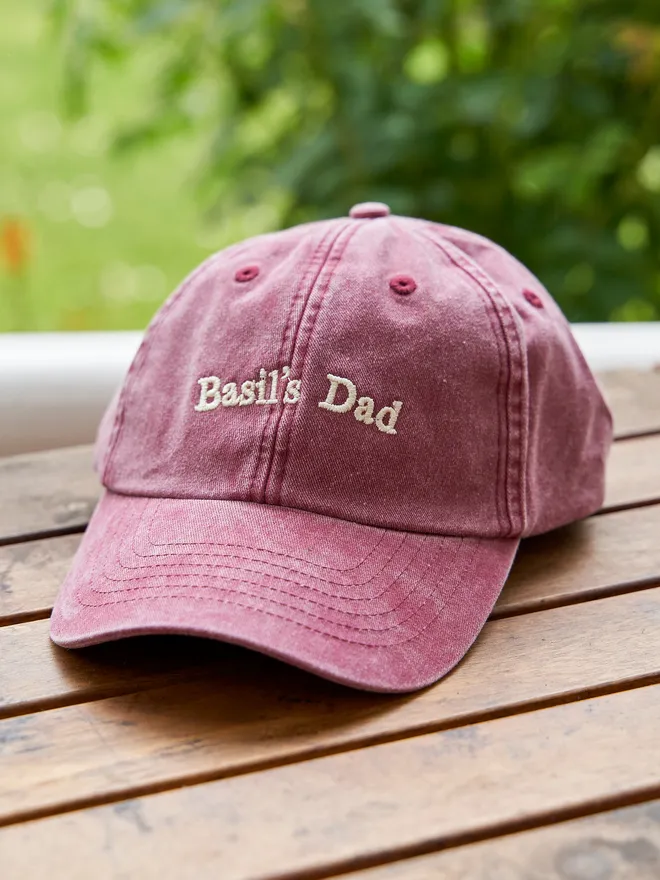 Personalised slogan cap 