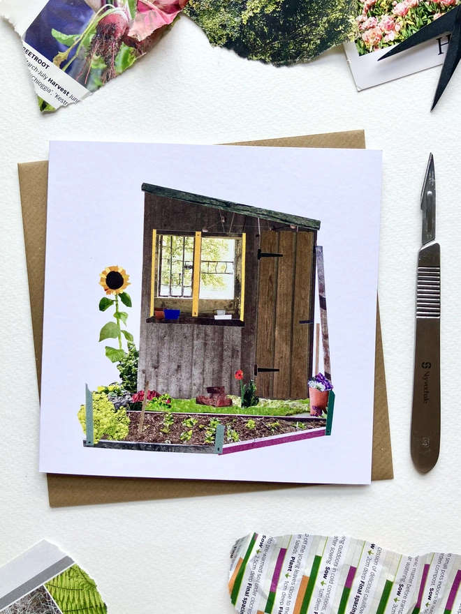 Allotment Shed Card