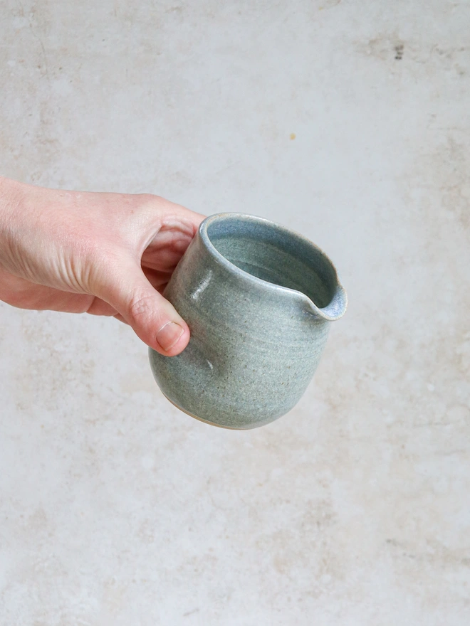 Handmade Ceramic Small Dimple Pourer Jug