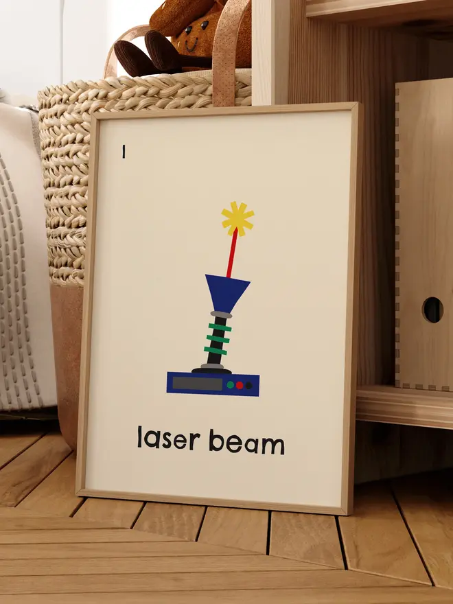 'Laser Beam' Print